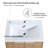 Eskar 24'' Wall-Mounted Single Bathroom Vanity With Resin Vanity Top & Side Cabinets-1018599069