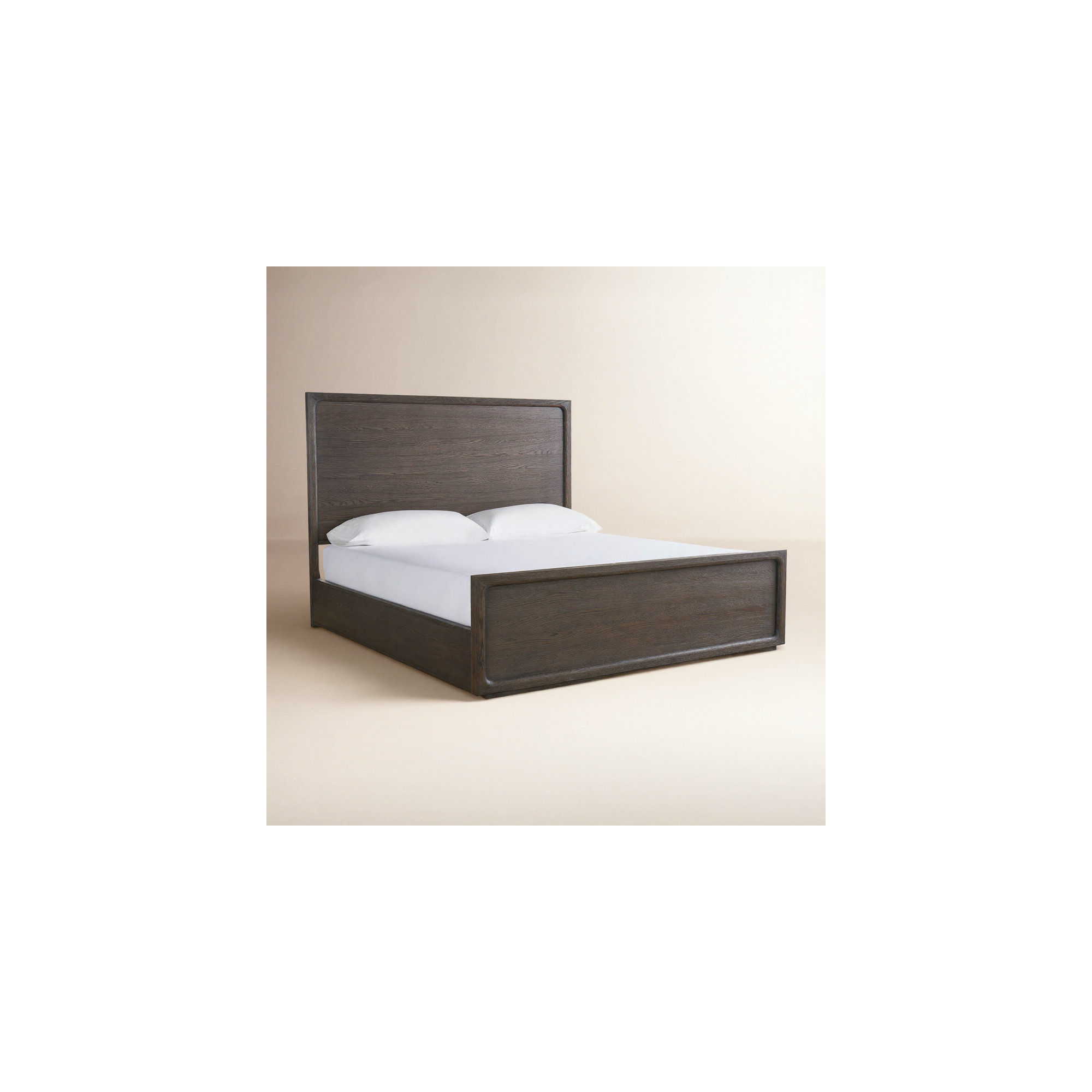 Modern Panel Bed, Queen