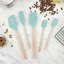 Flex-Core Spatula Wood Handle Set of 5 - White-1927921519