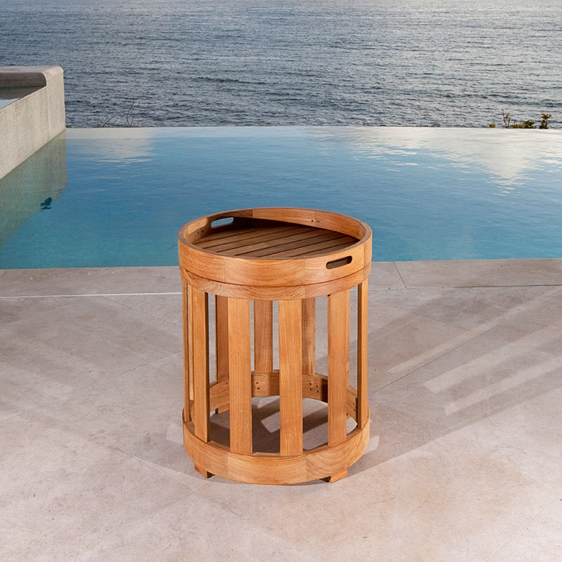 Teak 2 - Person Patio Conversation Set with Cushions