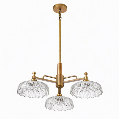  Luminaire suspendu lustre 3 lumières rétro