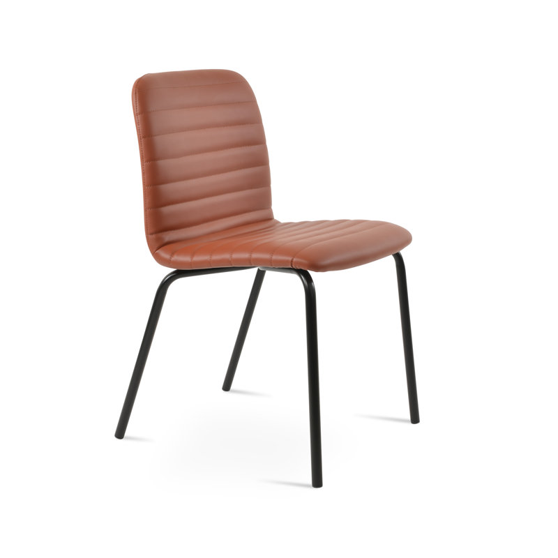 Isa Metal Side Chair, Cinnamon