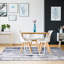 Tapis abstrait bleu / gris-150073081