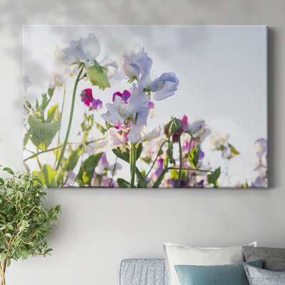 Fleurs printanières - Toile tendue avec châssis
