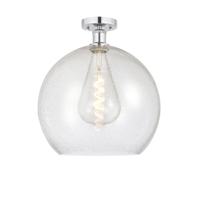 Glass Semi Flush Mount