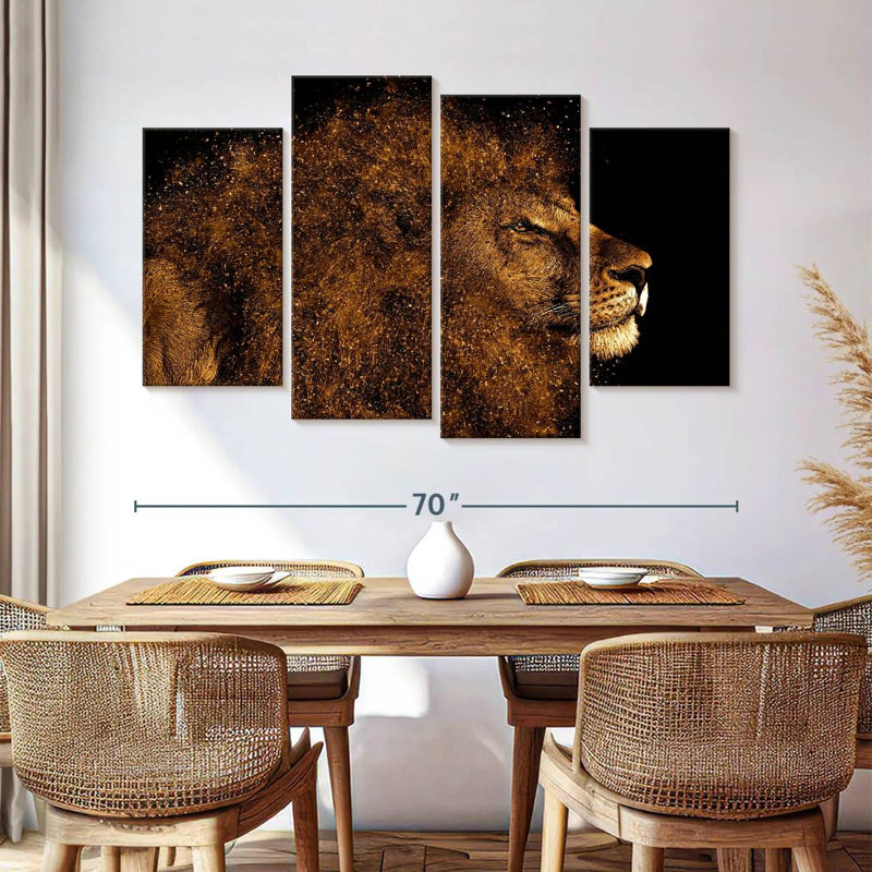 Brampt Marvelous Lion Head, 42'' H x 68'' W