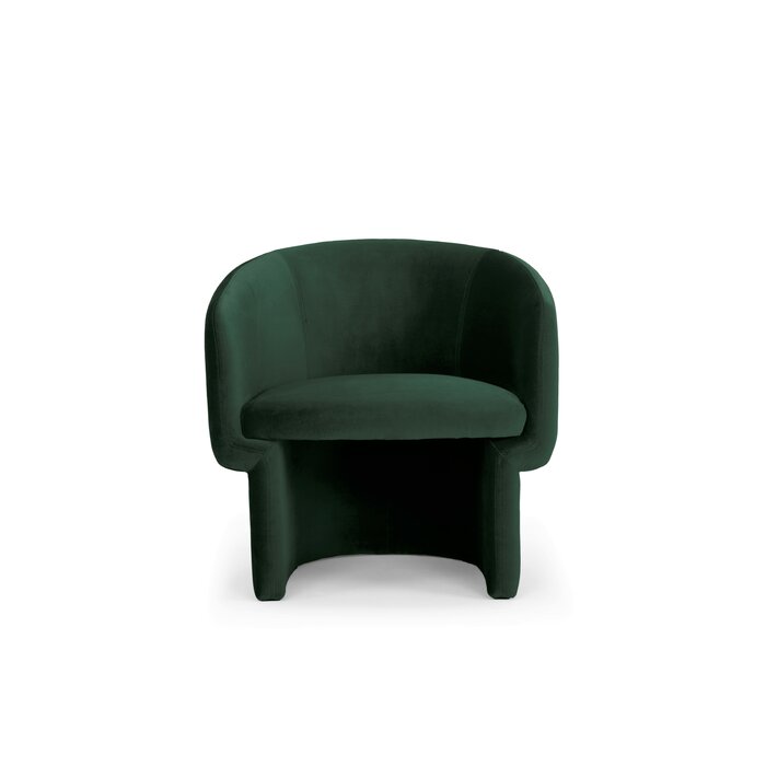 Wade Logan® Lowrance Upholstered Barrel Chair & Reviews | Wayfair