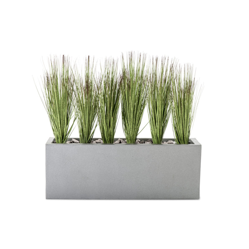 Hollriegel Fibreglass Window Box Planter, Small, Aluminium