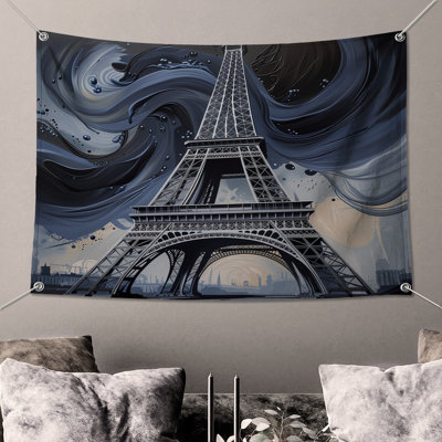 Eiffel Tower Wall Tapestry - Architecture Wall Decor