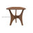 Fresca Triangle Wood End Table-206947502
