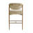 Upholstered Counter Stool with Metal Frame-118574584