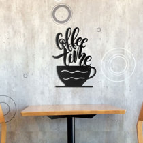Coffee Cup Metal Wall Art and Decor – All Metal Art Shop