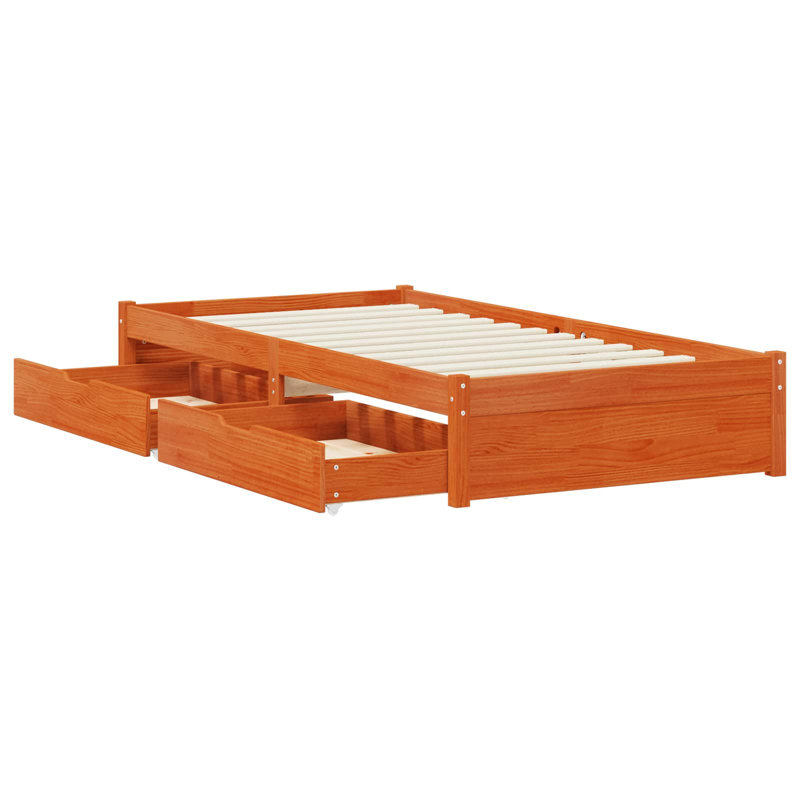 Solid Wood Bed Frame, Single (3')