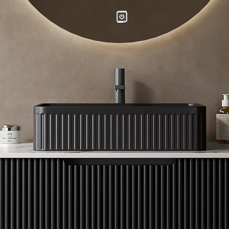 20'' Bathroom Sink, Black