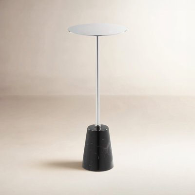 Maisel 8" Genuine Marble End Table