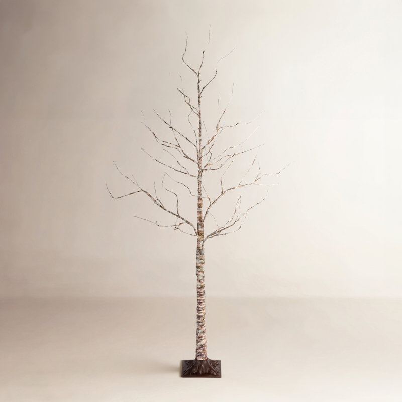 6 ft. LED Pre Lit Birch Tree with Warm White Lights
