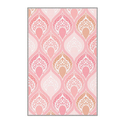 Elegant 3D Printed Area Rug, 4.6 x 7.2 ft | 100% Polyester, 0.31 in Pile Height, Antibacterial | Non-Slip PVC Felt Dot Underside, Machine Washable, Perfect for Living Room or Bedroom, Durable & Stylish Design