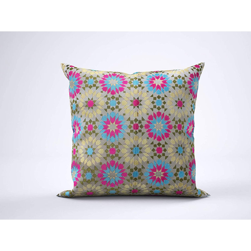 Dungorbery Geometric Square Cushion Cover, Multi-Color
