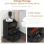 37cm W Manufactured Wood Bedside Table