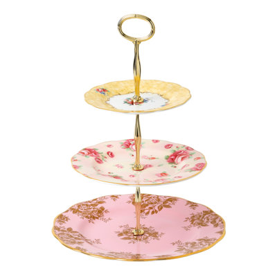 100 Years of Royal Albert - 3 Tier Cake Stand