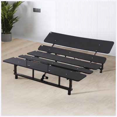 Queen Size Adjustable Bed Base Frame with Head & Foot Incline, Wireless Remote, Zero Gravity Mode, Quiet Motor, Black