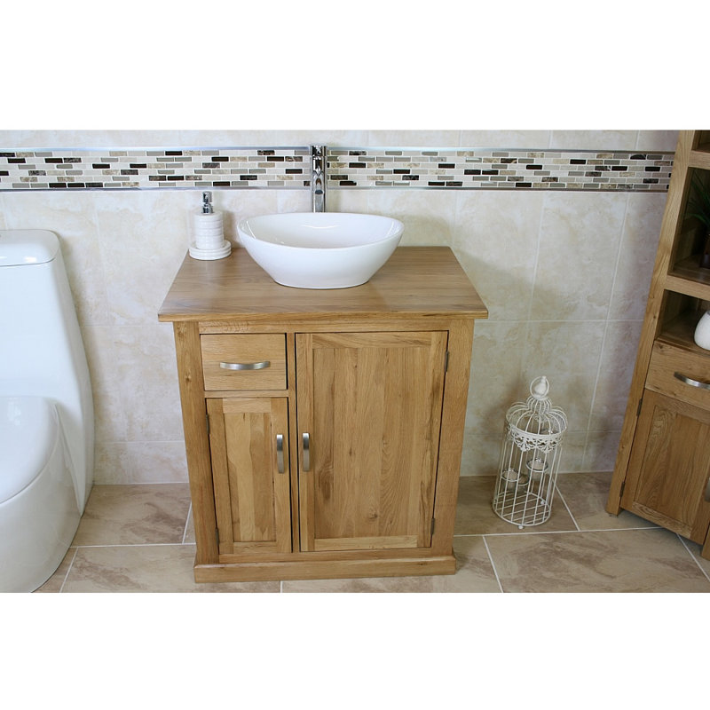 Waples 750mm Single Bathroom Vanity with Vessel Ceramic Basin