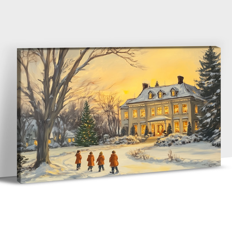 Winter House, H 12 po x l 16 po