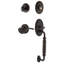Nostalgic Warehouse Classic Plate F Grip Handleset with Single Cylinder Deadbolt and Manor Lever-29472493-29472495-29472488
