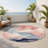 Azure Glow Indoor And Outdoor Area Rug-1235035056