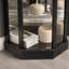 Vitrine de coin vitrée éclairée-2053467241