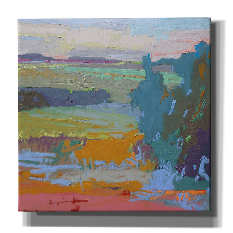 Sur toile, H 26 po x l 26 po x P 1,5 po