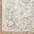 Eiligio Hand-made Wool Oriental Ivory/ Blue Area Rug-1178760785