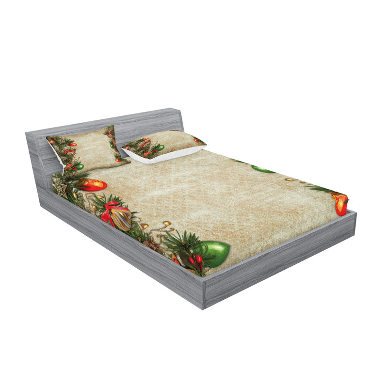 Multicolore drap-housse et coussin décoratif Ambesonne, King Sheet Set + 5 Additional Pieces