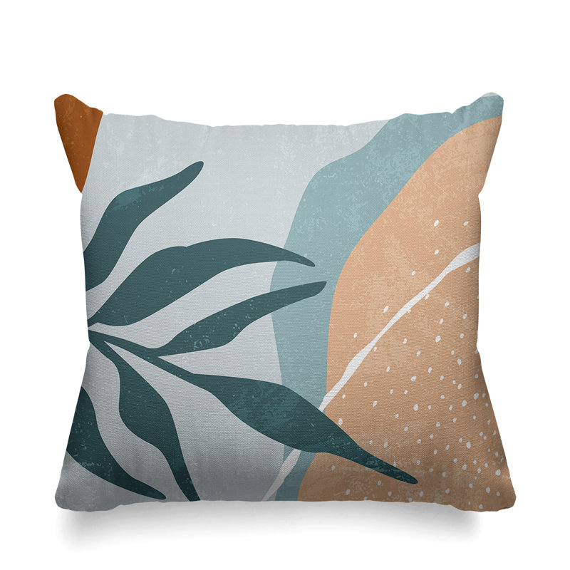 Outdoor Reversible Throw Pillow, 15H" x 15W", 16" x 16"