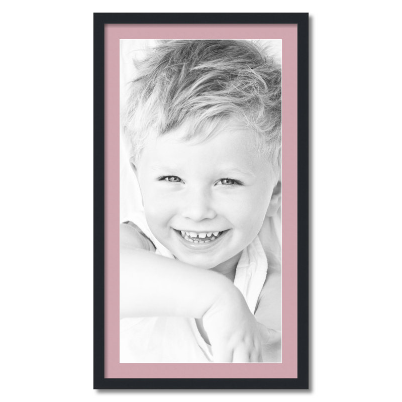 Cadre pour photo simple 18 po x 36 po en bois mat, Coquillage