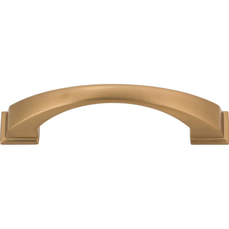 Roman Arch Pull, Satin Bronze, 5"