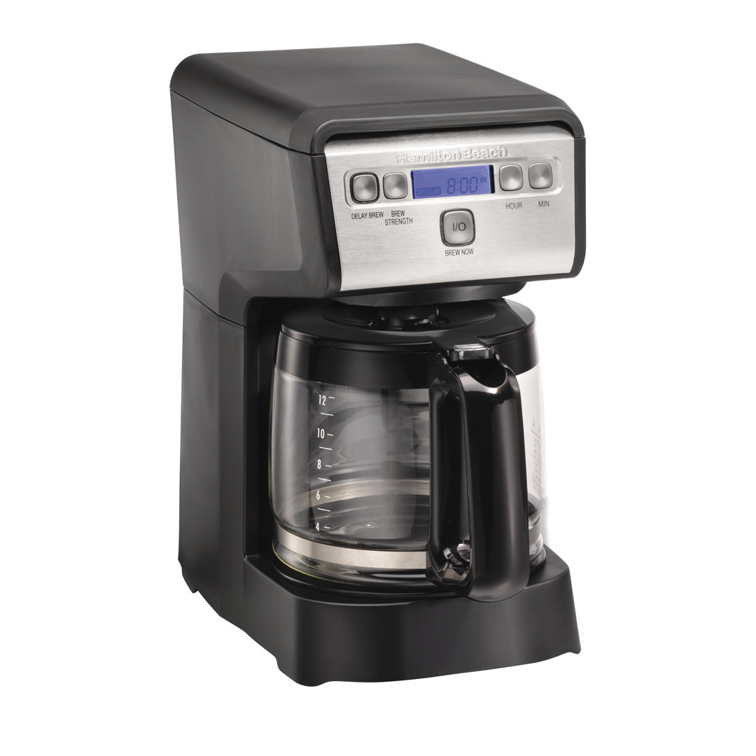 Hamilton Beach® 12 Cup Compact Programmable Coffee Maker Hamilton Beach