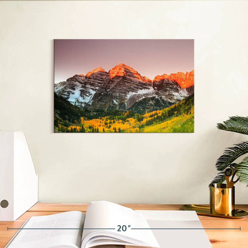 Alvord Maroon Bells Mountain View, H 8 po x l 12 po