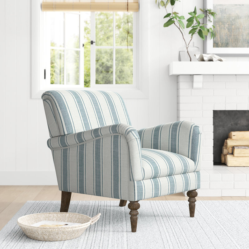 Fauteuil Arching, Rayures bleues