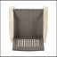 Ensemble de 2 chaises de salle à manger en bois et osier Hampton, alliant confort, style et durabilité pour une utilisation intérieure et extérieure.-444584004