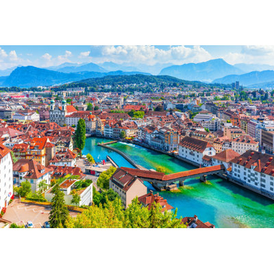 " Aerial Of Lucerne, Switzerland "