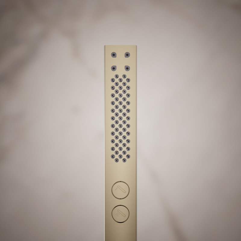 Shift Two-Function Handshower, Multi-Function Handheld Shower Head, Vibrant Brushed Bronze, 1.75 GPM, Square