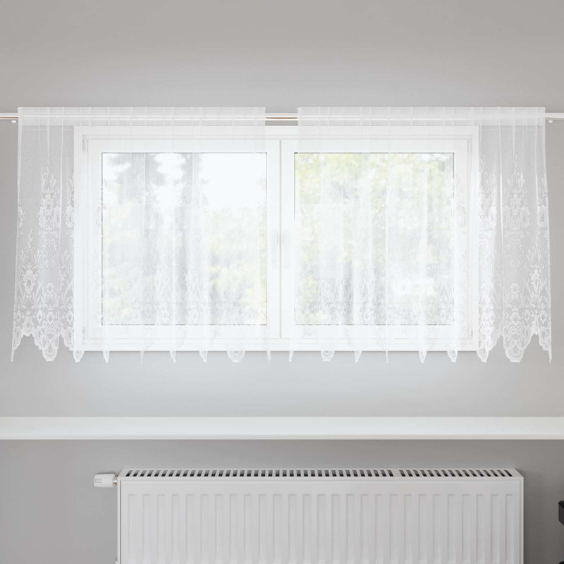 Semi Sheer Curtain Single Panel, 80cm Height  x 200cm Width 