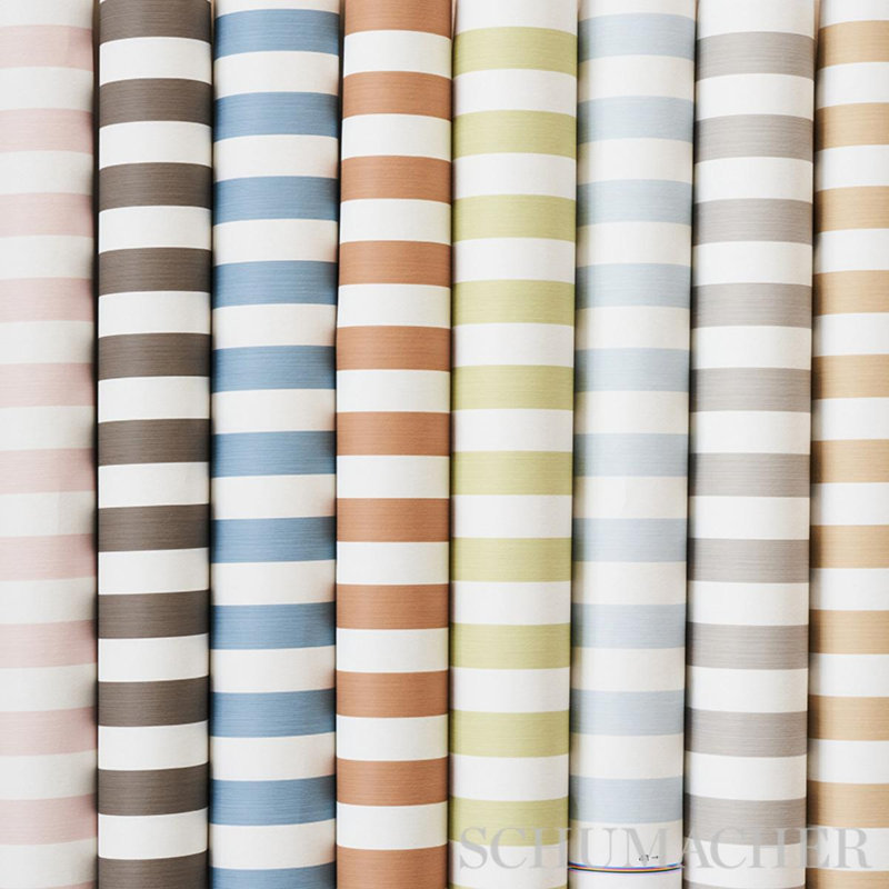 Edwin Stripe Medium Wallpaper, Sky
