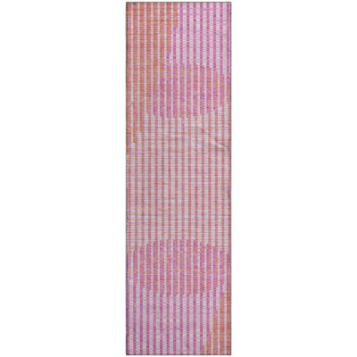 Premium Machine Washable Corum AMF1001 Circles Rug