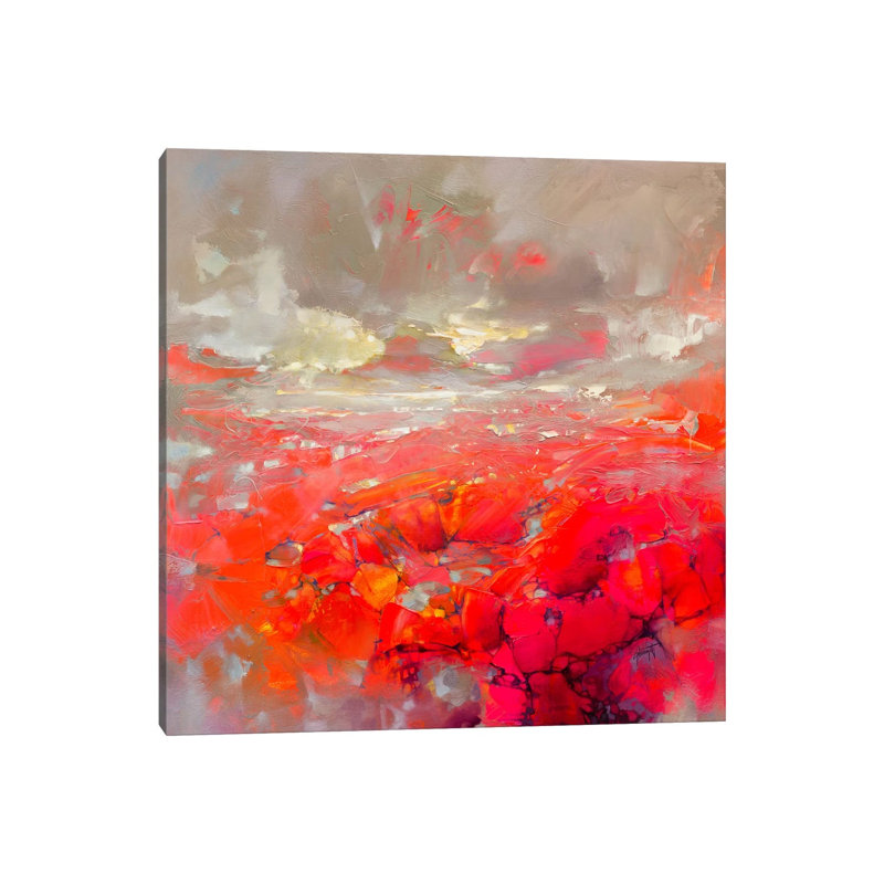 Molecular Bonds by Scott Naismith - Painting on Canvas, Wrapped Canvas, 45.72 cm H x 45.72 cm W x 1.91 cm D