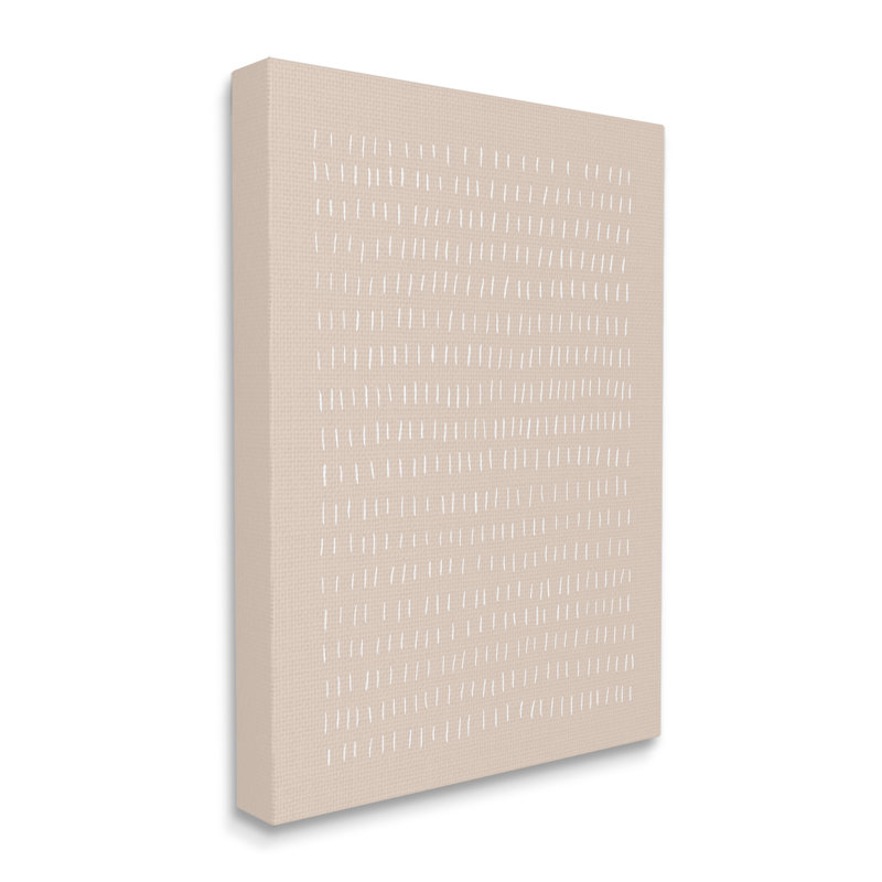 "Beige Dash" par Victoria Borges, H 20 po x l 16 po