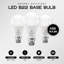 3 Pack Bayonet LED Light Bulbs, BC 5W(Equivalent to 49W) 6400K Cool White B22 LED Bulb 430lmn A55 Non-Dimmable, GLS Modern Golf Ball Energy Saving Light Bulbs