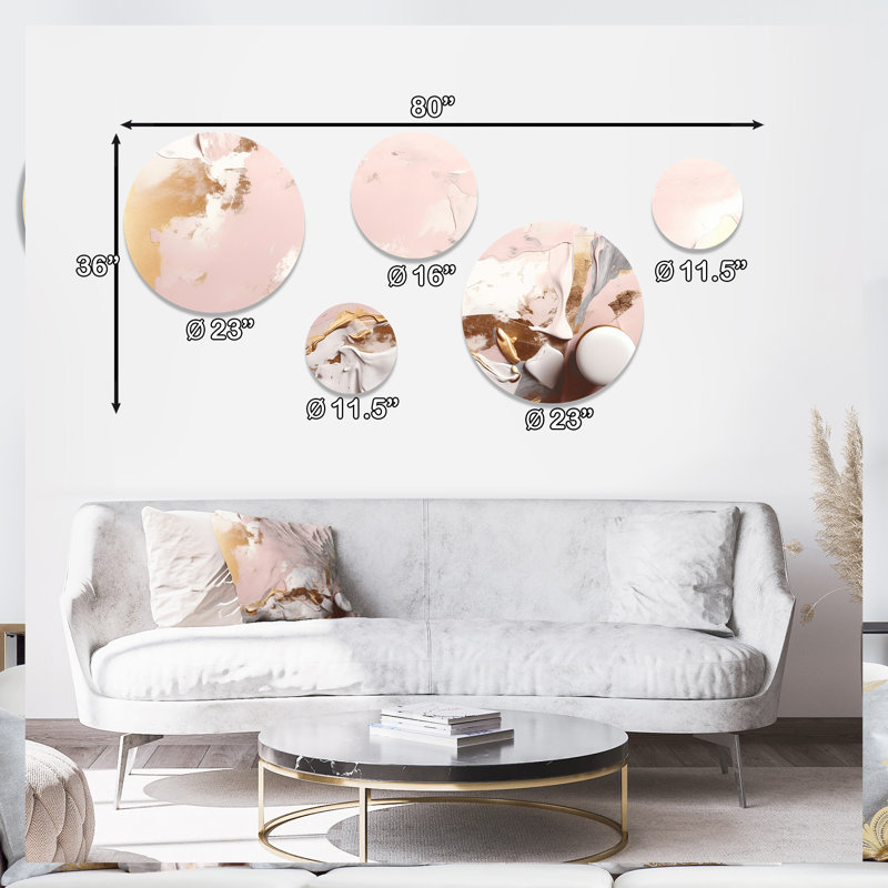 Abstract Wall Decor on Metal