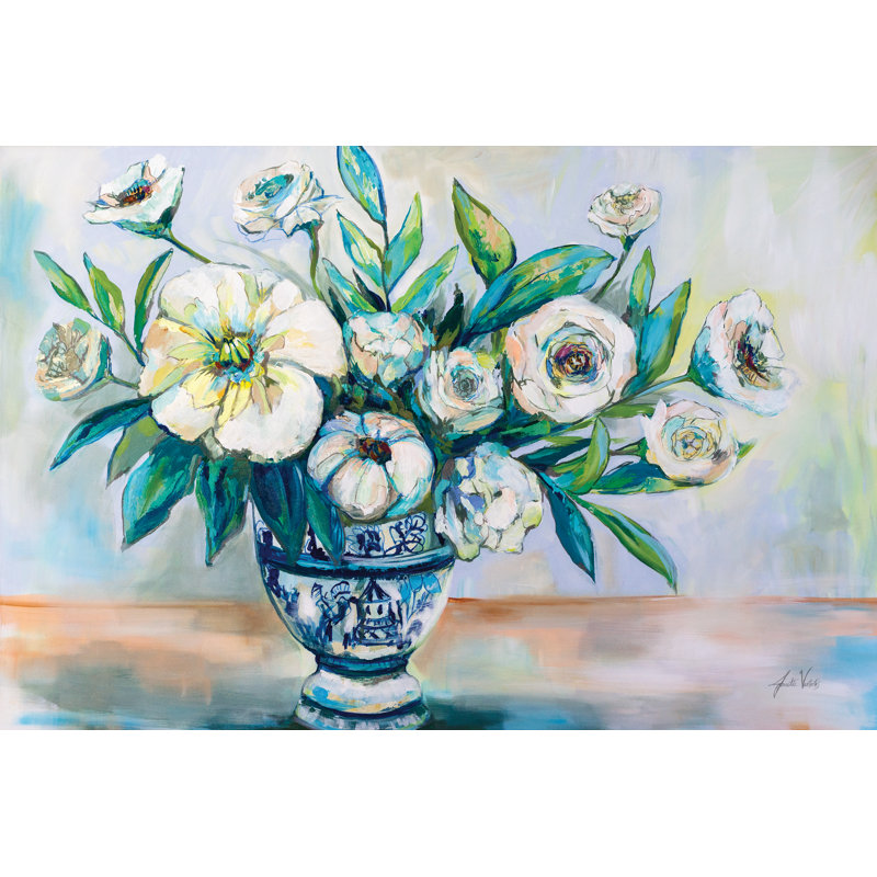 Finesse by Jeanette Vertentes - Wrapped Canvas Painting, 61cm H x 91cm W